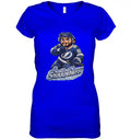 Tampa Bay Lightning : Women’s Relaxed Jersey V-Neck Tee