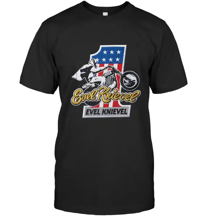 Evel Knievel  : Unisex Short Sleeve Classic Tee