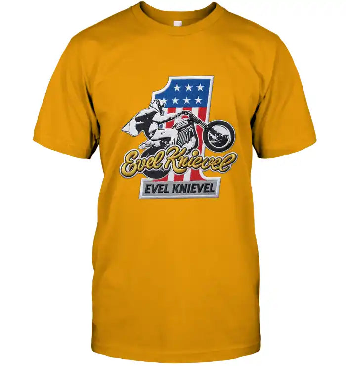 Evel Knievel  : Unisex Short Sleeve Classic Tee