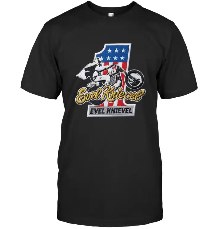 Evel Knievel  : Unisex Short Sleeve Classic Tee