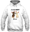 Small but Mighty dog rescue  : Unisex Heavyweight Pullover Hoodie