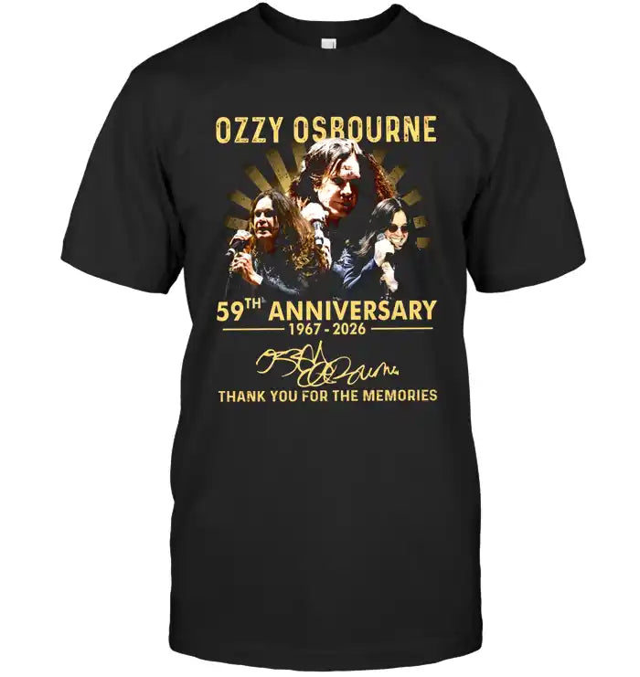 OZZY OSBOURNE : Unisex Short Sleeve Classic Tee